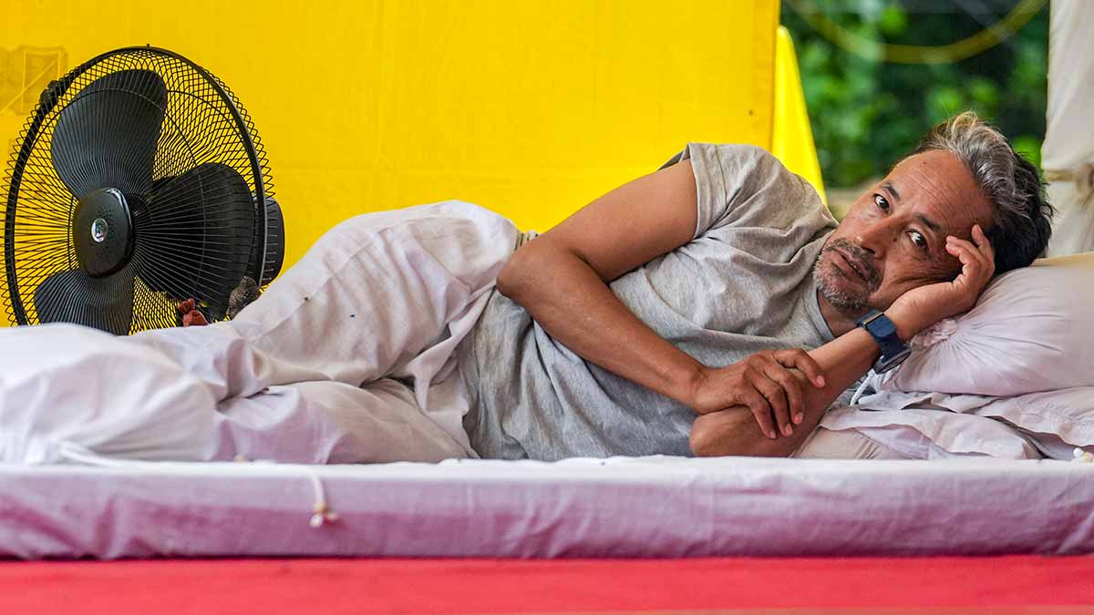 Activist Sonam Wangchuk at the hunger strike by Cockroach Janta Party (CJP) demanding action over alleged irregularities in examinations | PTI