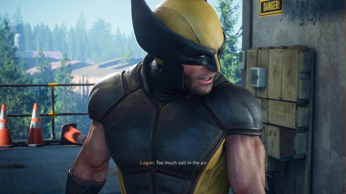Liam McIntyre as Marvel’s Wolverine in the game | In-game screenshot/PS5