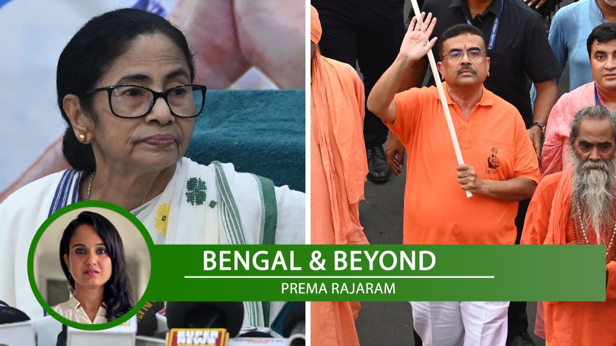 Mamata Banerjee and Suvendu Adhikari | Salil Bera