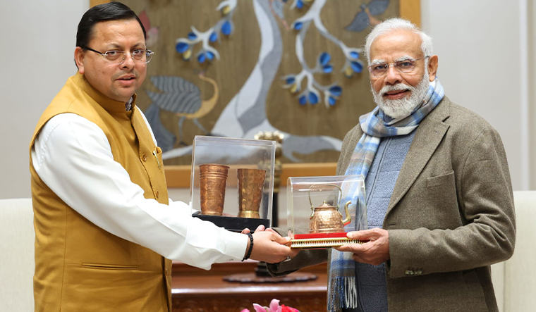 CM-Dhami-meets-PM-Modi