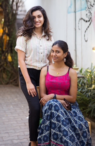 Sudarshana Pai (left) and Veena Balakrishnan