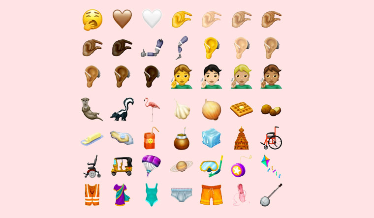 The existing hand emojis according to unicode 12.0