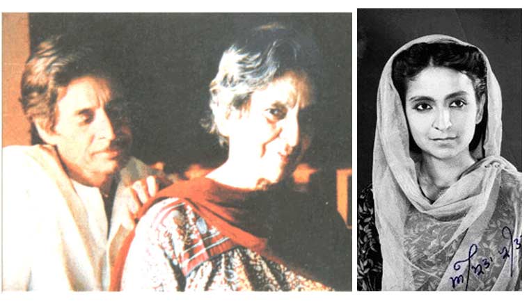 Author Amrita Pritam with her partner Imroze | Archive, Amrita Pritam | Wikimedia Commons