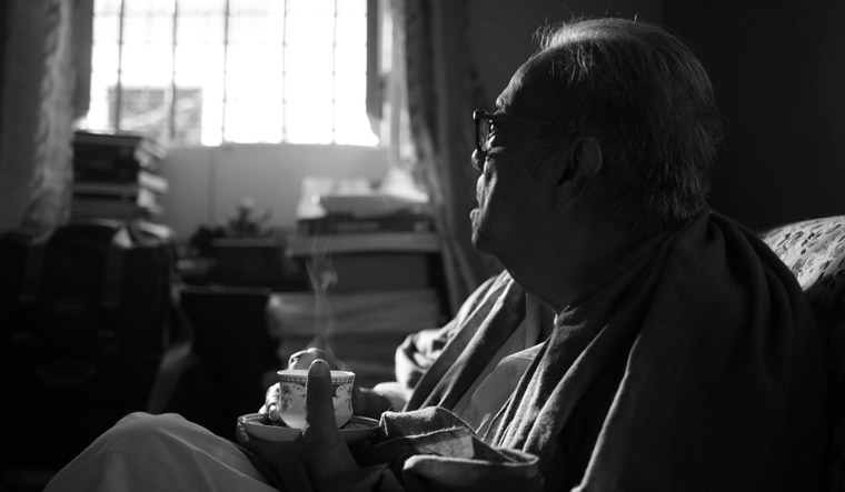 A photo of Nemai Ghosh from the documentary 'A Ray of Light'