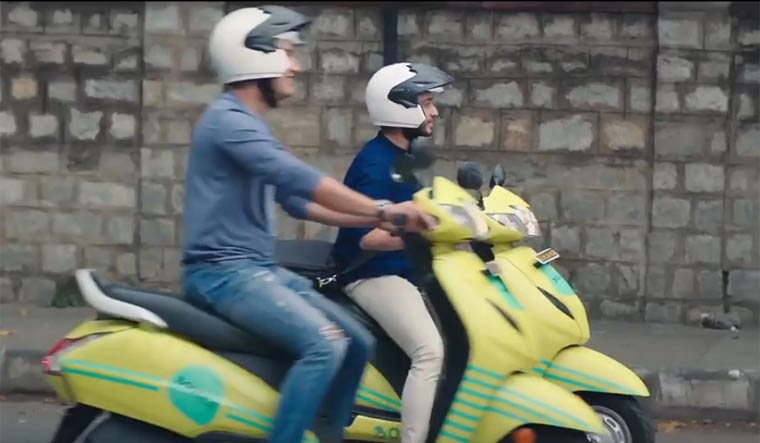 Bounce operates around 20,000 dockless scooters—17,000 in Bengaluru and 3,000 in Hyderabad | Image source: bounceshare.com