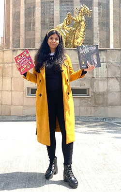 Ms. Ilina Singh, Author - Gusty Girls of Science, Class 11 student at Shriram School Aravali Gurgaon