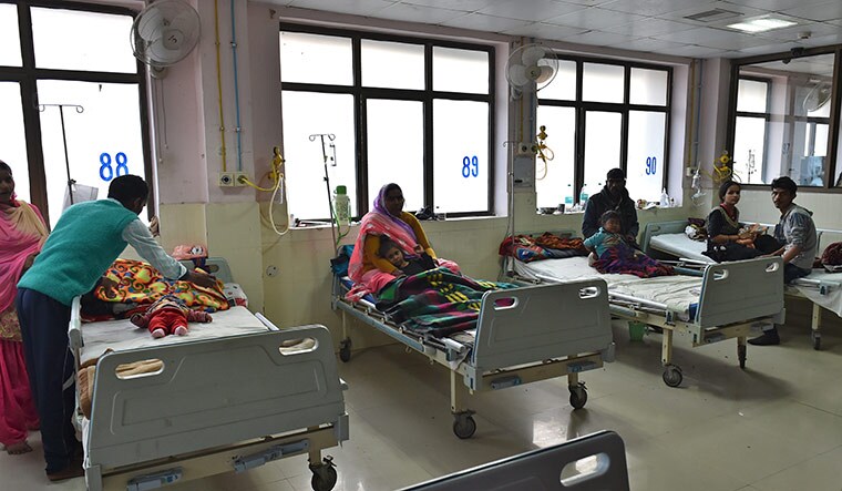 Fighting chance: Children suffering from acute encephalitis syndrome at the BRD Medical College and Hospital in Gorakhpur | Aayush Goel
