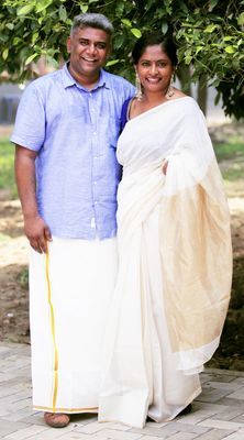 Through thick and thin: Shalini with her husband Prashant Chowdappa.