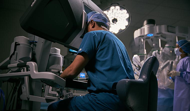 Bot doc: A lot of hospitals and patients opted for robot-assisted surgery during the pandemic.