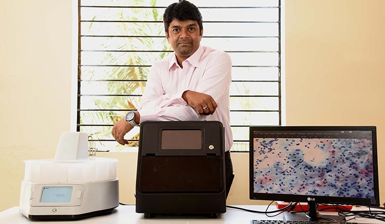 Tech and find: Adarsh Natarajan, CEO and founder of health startup AIndra Systems.