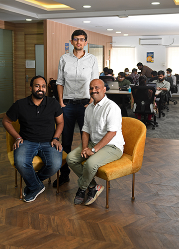 Redefining health care: (from left) Ayu Health founders Karan Gupta, Himesh Joshi and Arjit Gupta | Bhanu Prakash Chandra