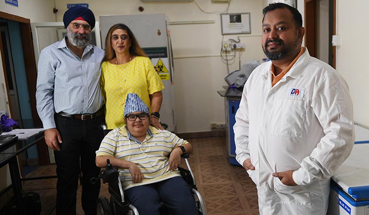Founders and healer: Dr Arun shastry with Ravdeep Singh Anand, his wife Movin and their son Karanveer | Bhanu Prakash Chandra