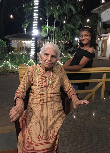 Age no bar: Sonal Desai Kapur's mother-in-law with her daughter.