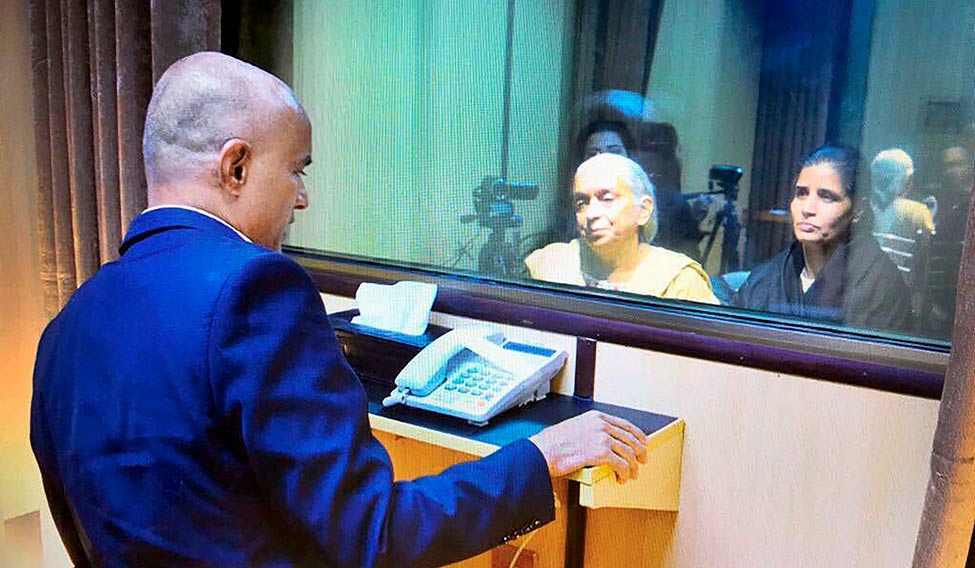Pakistan facilitated a meeting of Jadhav with his mother and wife in Islamabad on December 25, 2017 | PTI