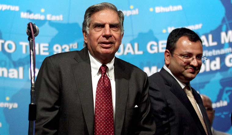 [File] Ratan Tata and Cyrus Mistry | PTI