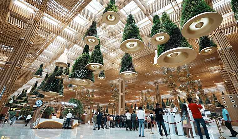 Sky is the limit: Terminal 2 of the Bengaluru International Airport.