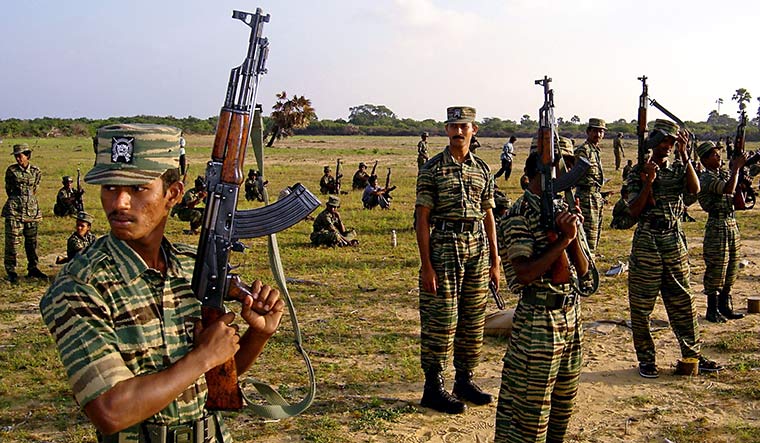 Neighbour trouble: LTTE members in north Sri Lanka in 2006 | Reuters