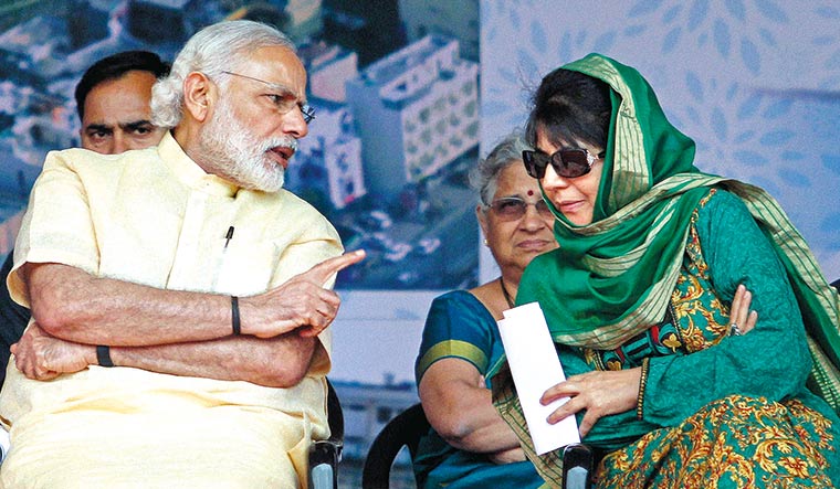 Modi with Mufti