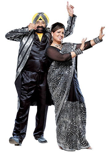 The hit couple: Legendary Sikh comedian, the late Jaspal Bhatti, with his wife and actor Savita. They acted in many television serials in the1990s on Doordarshan.