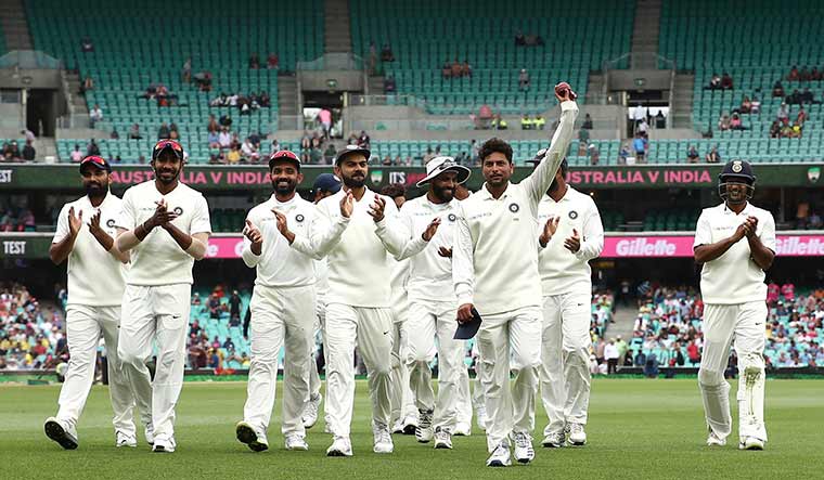 That winning sensation: India celebrates its first Test series victory in Australia in 2019 | Getty Images