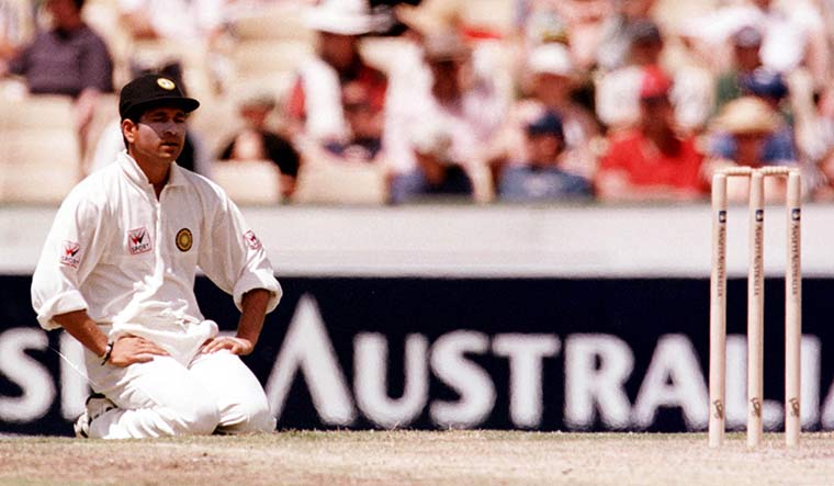 Down in the dumps: Indian captain Sachin Tendulkar looks dejected during the third Test in the 1999-2000 series in Australia | Getty Images