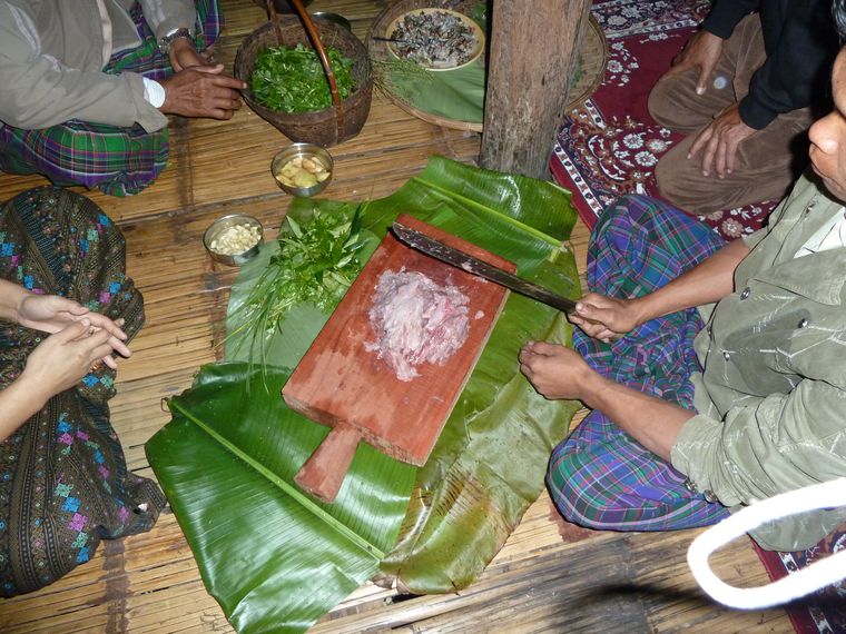 Pasa cooked in a home in Arunachal Pradesh.
