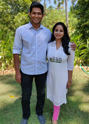 Freddy George and Anu Joseph