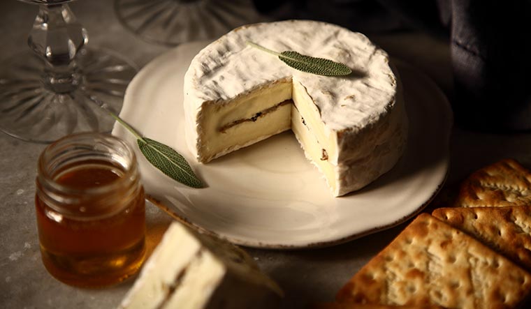 Black Truffle Brie from The Spotted Cow Fromagerie