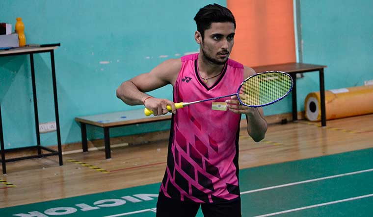 With gratitude: Shivam Mishra, an 18-year-old badminton player, got help from sood to return to India from Indonesia.