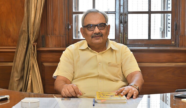 Home Secretary Rajiv Mehrishi,at North Block,New Delhi, July ,2017Photo: Sanjay Ahlawat