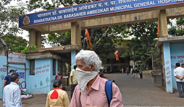 System overload: Bharatratna Dr Babasaheb Ambedkar Municipal General Hospital in Kandivali, Mumbai. Most civic hospitals in the city are overburdened  | Amey Mansabdar