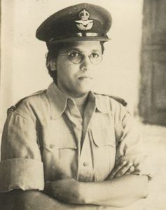 Mirchandani’s sister dressed in his uniform.