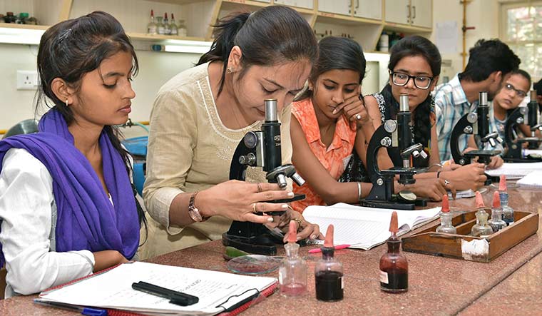 Proactive measures: Students at Hansraj College, Delhi (file photo). The college has developed student-friendly assessment tools | Aayush Goel