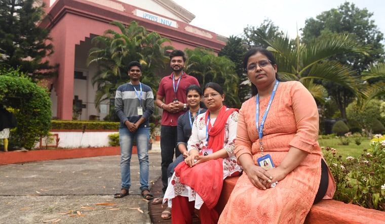 Winning combination: Dr Yadav with her team members at National Institute of Virology, Pune | Amey Mansabdar