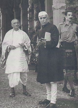 Leading lights: Jawaharlal Nehru and Sardar Vallabhbhai Patel.