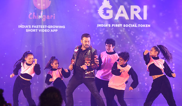 New beginnings: Bollywood actor salman khan unveiled gari coin in mumbai on october 16, 2021 | Getty Images