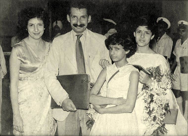 Happy family—Manekshaw with his wife, Silloo, and daughters, Maja and Sherry | Parzor Foundation Archives