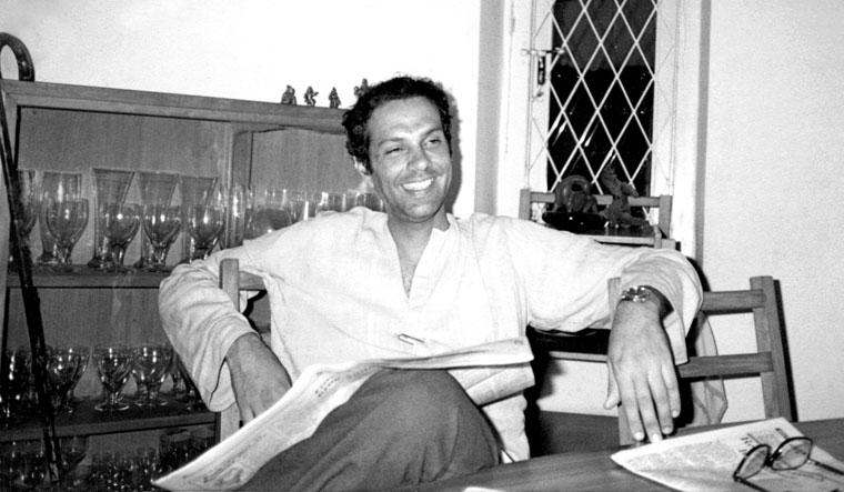 At ease: Ghandy at a friend’s house in the mid-1980s