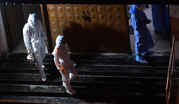 Behind the scenes: Housekeeping staff at a quarantine centre in Kolkata | Salil Bera