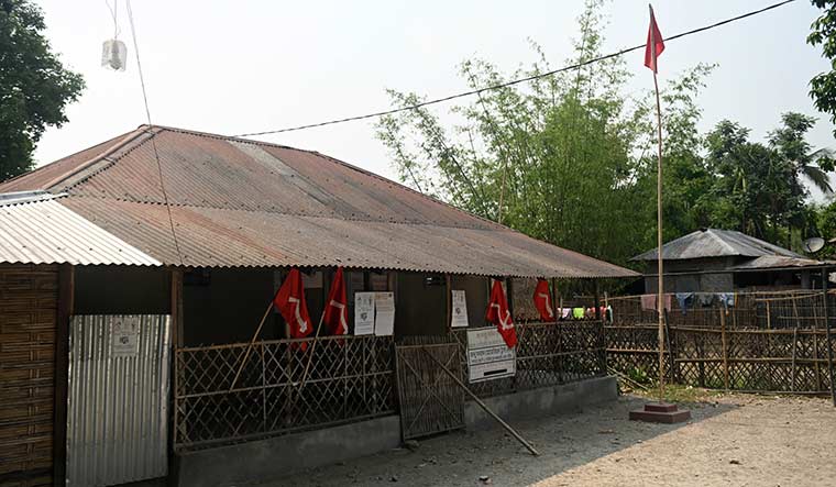 Remnant of the past: The house-cum-party office of former Naxal leader Kanu Sanyal wears a deserted look | Salil Bera