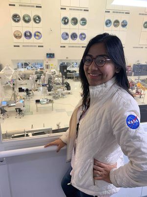Family time: Priyanka Srivastava at NASA.
