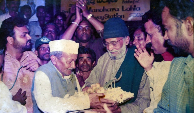 The architect: Freedom fighter Ganapathiyappa (left) at a fucntion