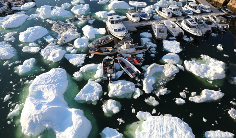Warming warning: Greenland is experiencing one of its biggest ice-melts. Climate change is one of humanity’s greatest challenges | Getty Images