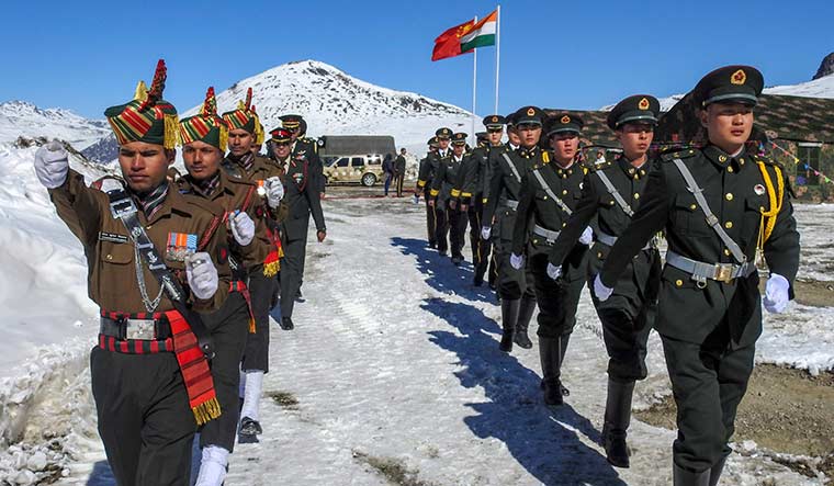 Joint front: Indian and Chinese soldiers celebrate New Year 2019 on the Arunachal Pradesh border | PTI