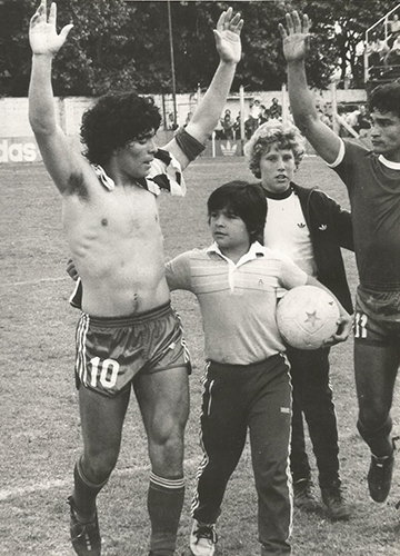 Making of a giant: A 19-year-old Maradona after a game for Argentinos Juniors in 1979 | Rex Gowar