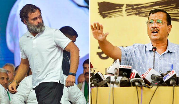 Putting up a fight: Rahul Gandhi and Arvind Kejriwal campaign in Gujarat | Rahul R Pattom, PTI