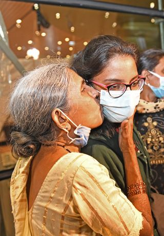 Home safe home: An Indian student reunites with family at the Mumbai airport | Amey Mansabdar