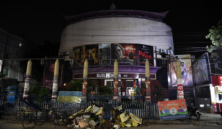 Picture of gloom: A cinema hall in Kolkata | Salil Bera