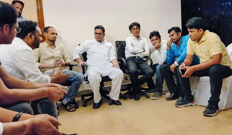Kishor meets student union leaders of Patna University. As part of Jan Suraaj, he first plans to interact with people on the ground | PTI