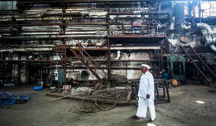 Lost glory: The Bhima Patas factory, which was once one of the largest in the state, has been dysfunctional for years | Vishnu V. Nair